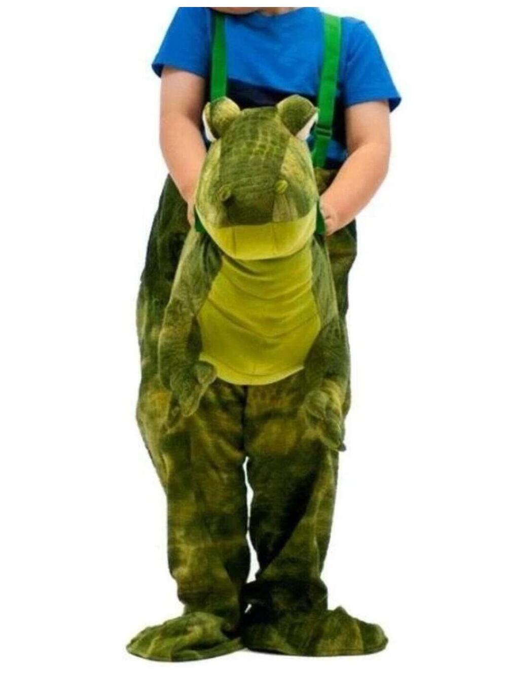 Dinosaur T-Rex 3T/4T Halloween Costume Step In Ride On Rider Plush Toddler